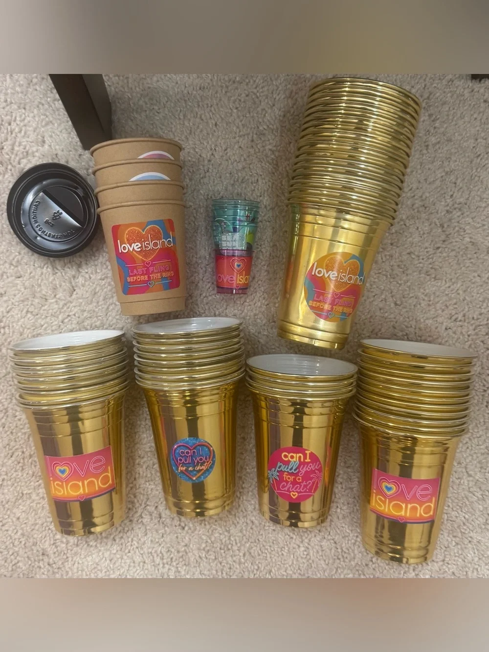 Love Island Bombshell Bride Bachelorette party decor lot